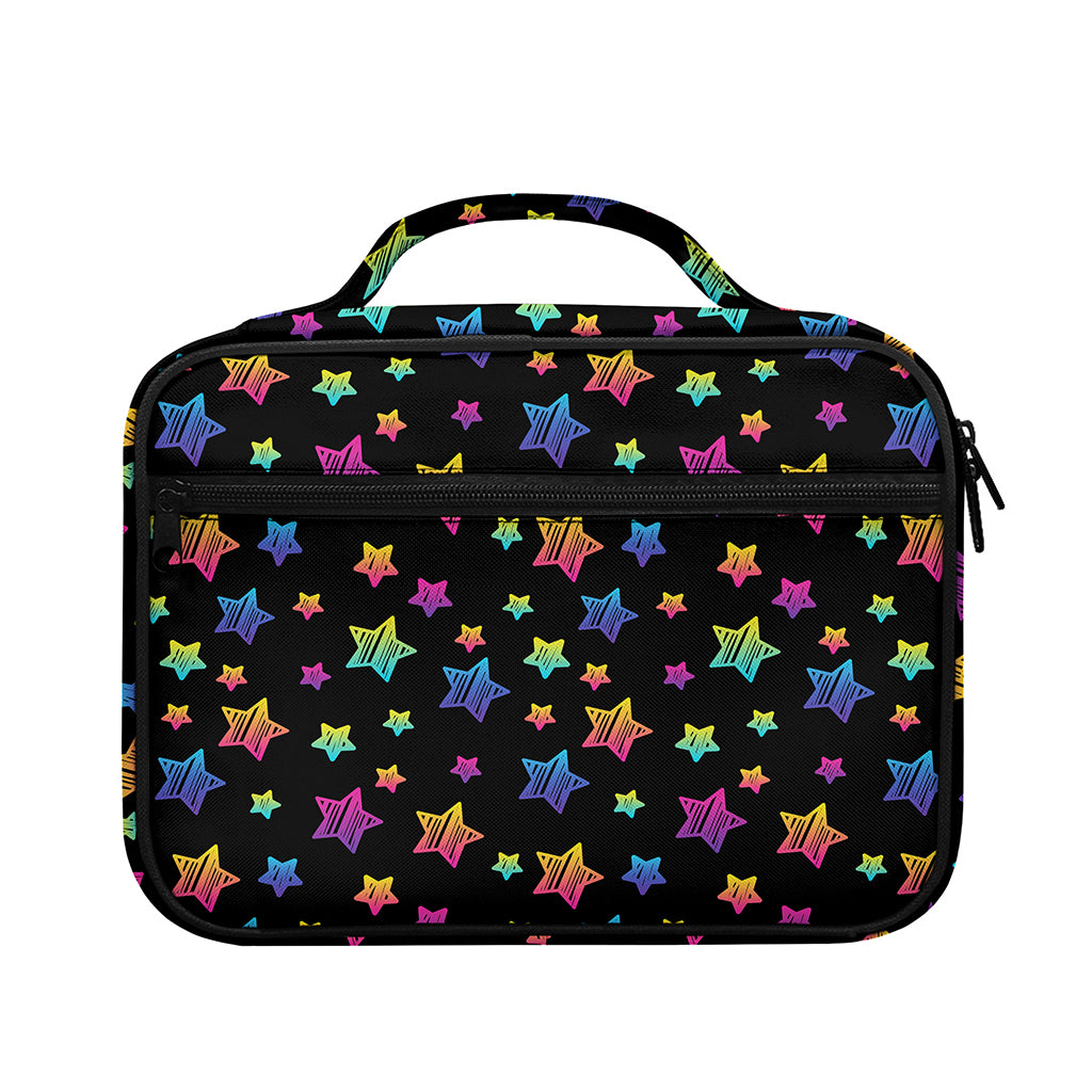 Rainbow Stars Pattern Print Briefcase Bible Bag