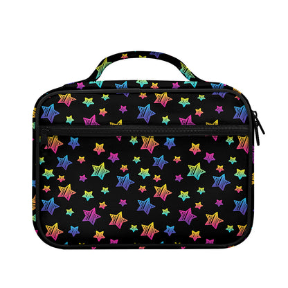 Rainbow Stars Pattern Print Briefcase Bible Bag