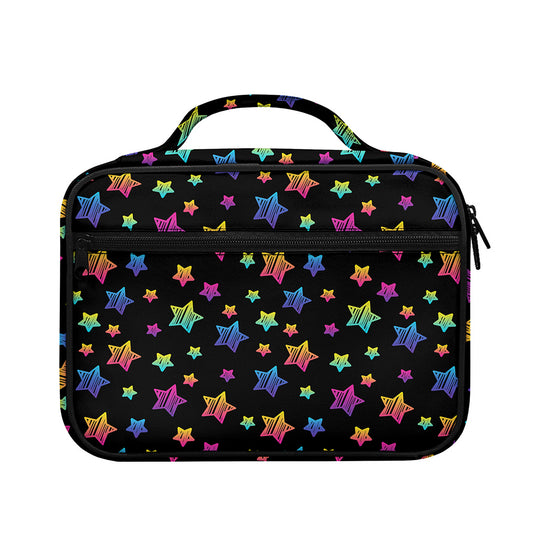 Rainbow Stars Pattern Print Briefcase Bible Bag