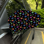 Rainbow Stars Pattern Print Car Side Mirror Covers