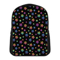 Rainbow Stars Pattern Print Casual Backpack