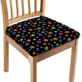 Rainbow Stars Pattern Print Chair Cushion Cover