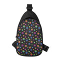 Rainbow Stars Pattern Print Sling Bag