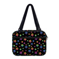 Rainbow Stars Pattern Print Double Strap Bible Bag