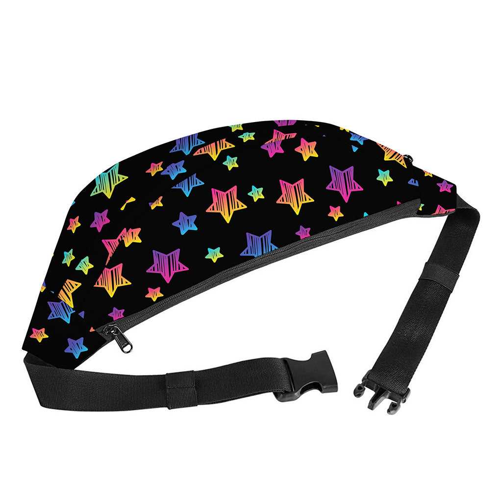 Rainbow Stars Pattern Print Fanny Pack