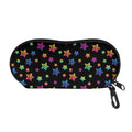 Rainbow Stars Pattern Print Glasses Case