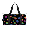 Rainbow Stars Pattern Print Gym Bag