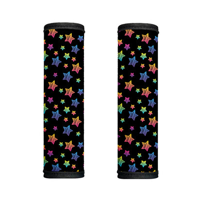 Rainbow Stars Pattern Print Handle Covers