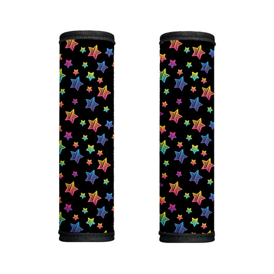 Rainbow Stars Pattern Print Handle Covers
