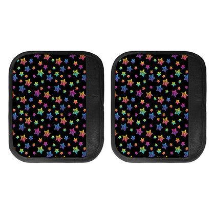 Rainbow Stars Pattern Print Handle Covers
