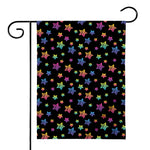 Rainbow Stars Pattern Print House Flag