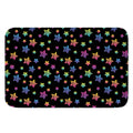 Rainbow Stars Pattern Print Indoor Door Mat