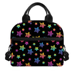 Rainbow Stars Pattern Print Insulated Lunch Bag