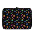 Rainbow Stars Pattern Print Laptop Sleeve