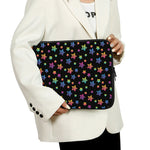 Rainbow Stars Pattern Print Laptop Sleeve