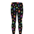 Rainbow Stars Pattern Print Men's Leggings