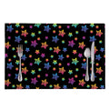 Rainbow Stars Pattern Print Placemat