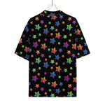 Rainbow Stars Pattern Print Rayon Hawaiian Shirt