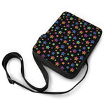 Rainbow Stars Pattern Print Rectangular Crossbody Bag
