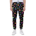 Rainbow Stars Pattern Print Joggers