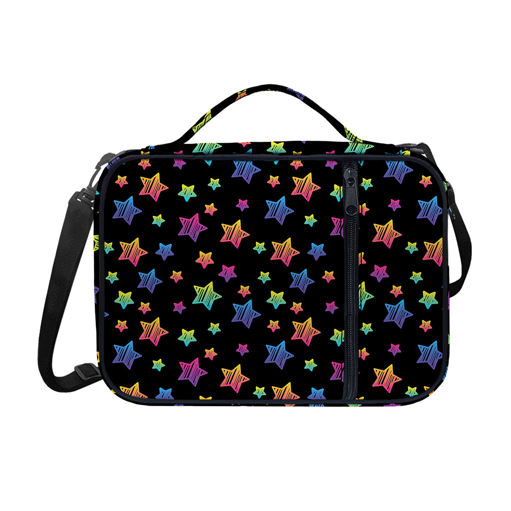 Rainbow Stars Pattern Print Shoulder Strap Bible Bag
