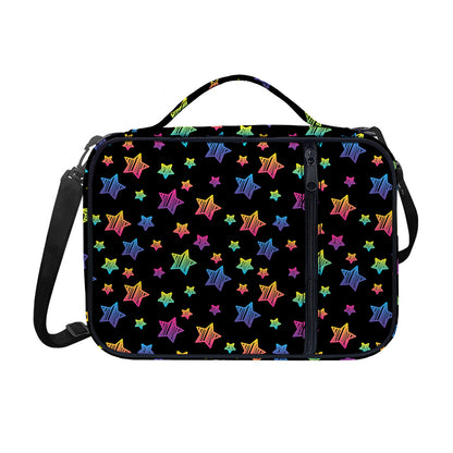 Rainbow Stars Pattern Print Shoulder Strap Bible Bag