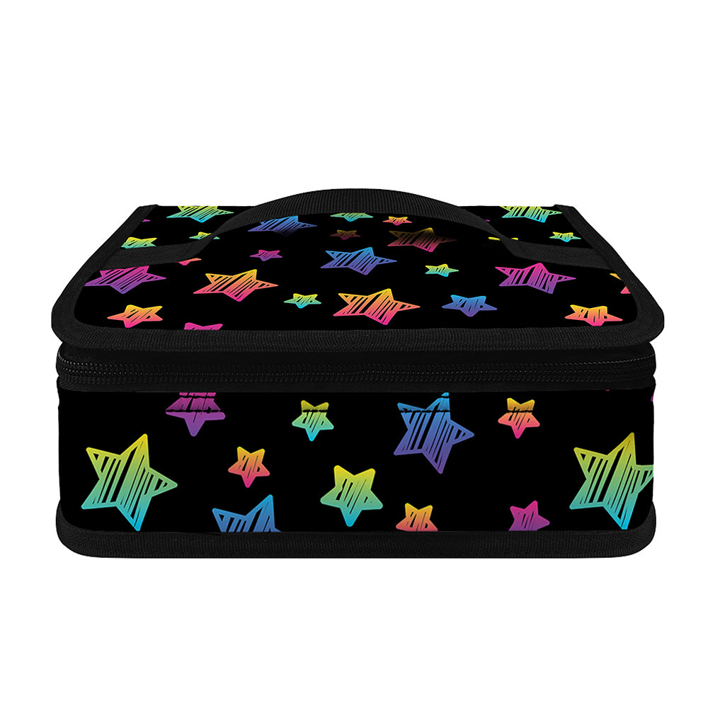 Rainbow Stars Pattern Print Small Lunch Bag