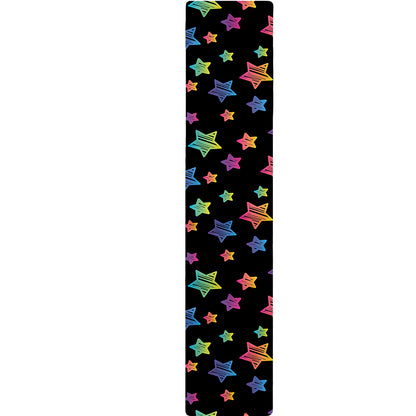 Rainbow Stars Pattern Print Table Runner