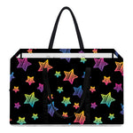 Rainbow Stars Pattern Print Utility Tote Bag