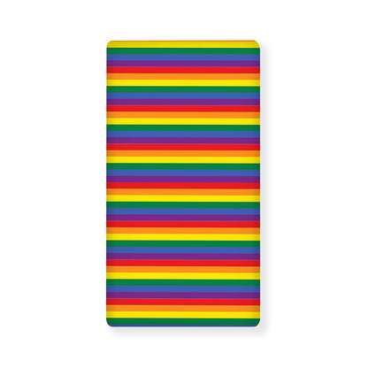 Rainbow Stripe Print Baby Crib Sheet