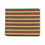 Rainbow Stripe Print Bifold Wallet