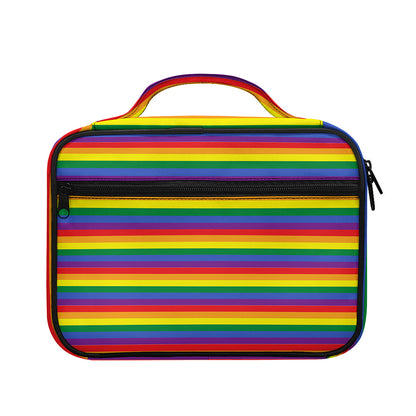 Rainbow Stripe Print Briefcase Bible Bag
