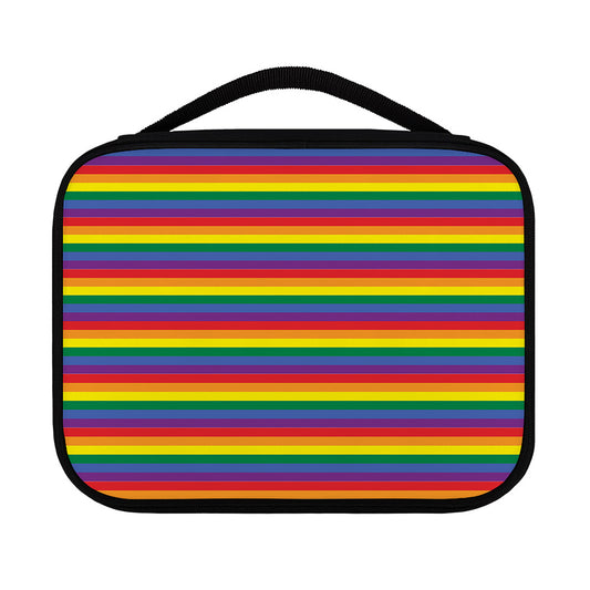 Rainbow Stripe Print Classic Bible Case