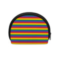 Rainbow Stripe Print Coin Purse