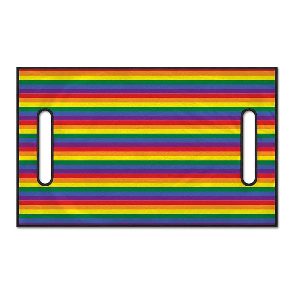 Rainbow Stripe Print Golf Cart Seat Cover