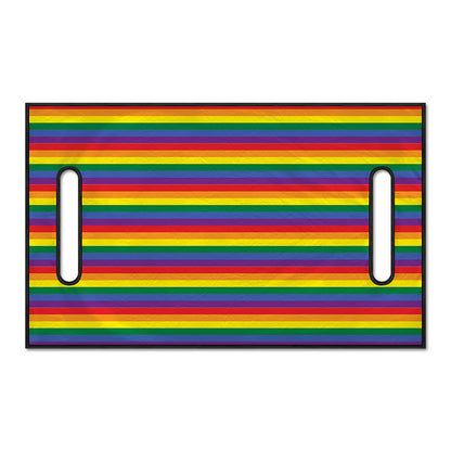 Rainbow Stripe Print Golf Cart Seat Cover
