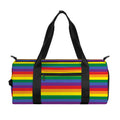 Rainbow Stripe Print Gym Bag