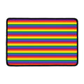 Rainbow Stripe Print Kitchen Mat