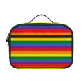 Rainbow Stripe Print Portable Lunch Bag