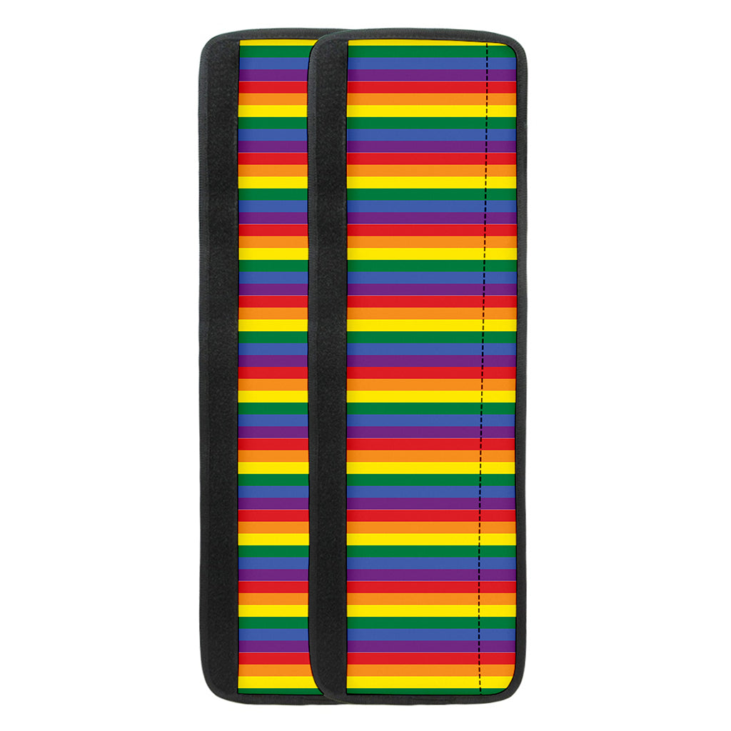 Rainbow Stripe Print Refrigerator Handle Covers