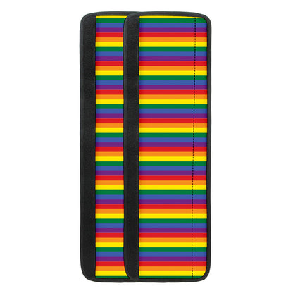 Rainbow Stripe Print Refrigerator Handle Covers
