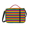 Rainbow Stripe Print Shoulder Strap Bible Bag