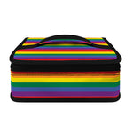 Rainbow Stripe Print Small Lunch Bag