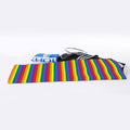 Rainbow Stripe Print Sports Towel