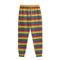 Rainbow Stripe Print Sweatpants