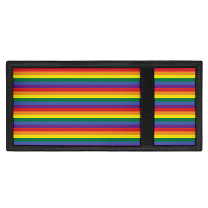 Rainbow Stripe Print Trifold Wallet