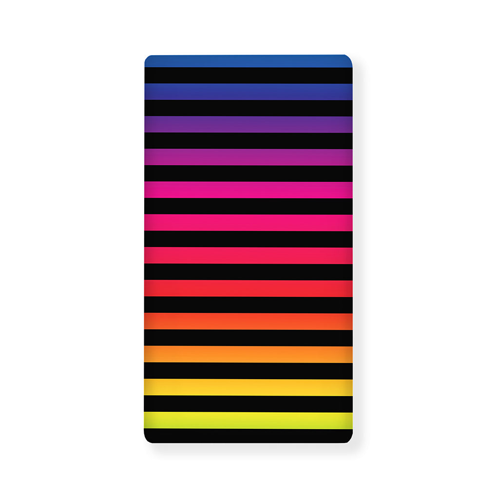 Rainbow Striped Pattern Print Baby Crib Sheet