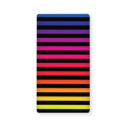 Rainbow Striped Pattern Print Baby Crib Sheet