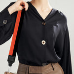 Rainbow Striped Pattern Print Bag Strap