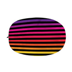 Rainbow Striped Pattern Print Car Side Mirror Covers
